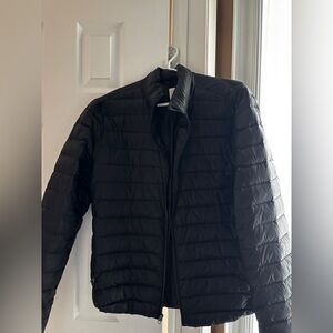 Mens Black Puffer Jacket